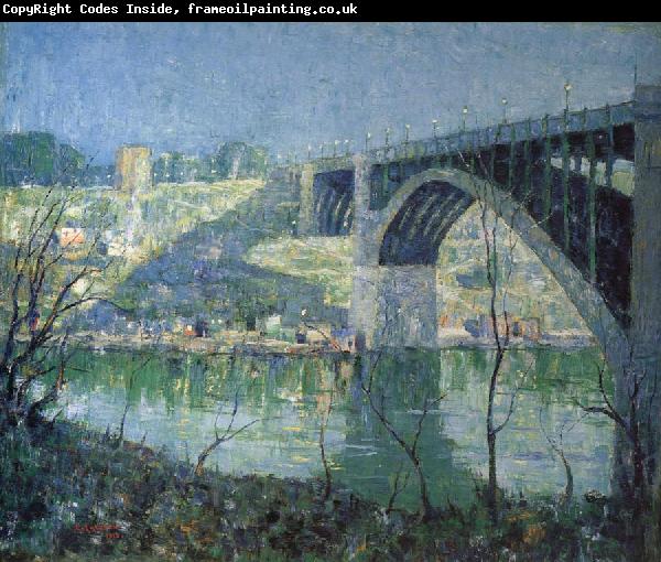 Ernest Lawson Spring Night,Harlem River